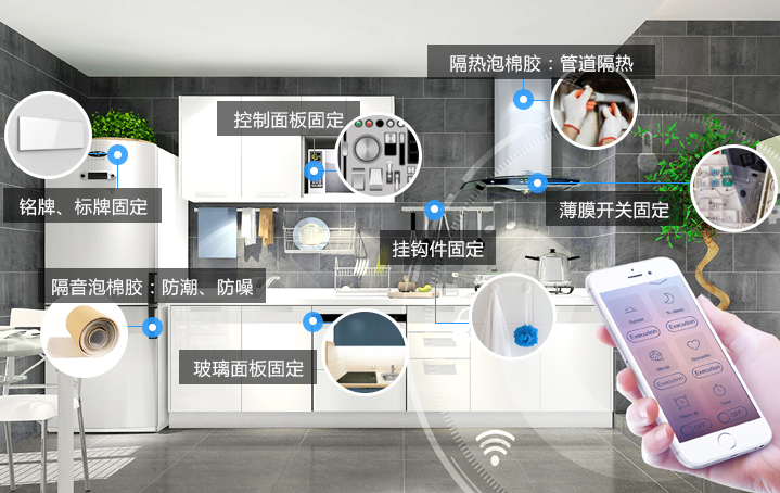 智能家居黏膠應用解決方案